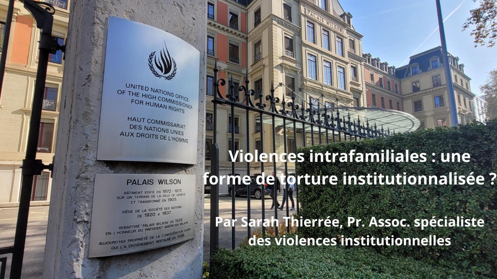 Violences intrafamiliales : une forme de torture institutionnalisée ?