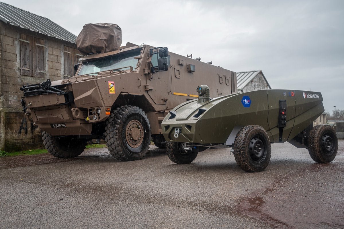 L’armée française teste un véhicule robotique à hydrogène