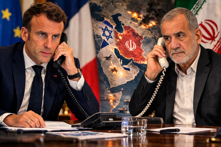 Macron appelle le président iranien Pezeshkian : la diplomatie française face à la guerre entre l’Iran, Israël et les États-Unis