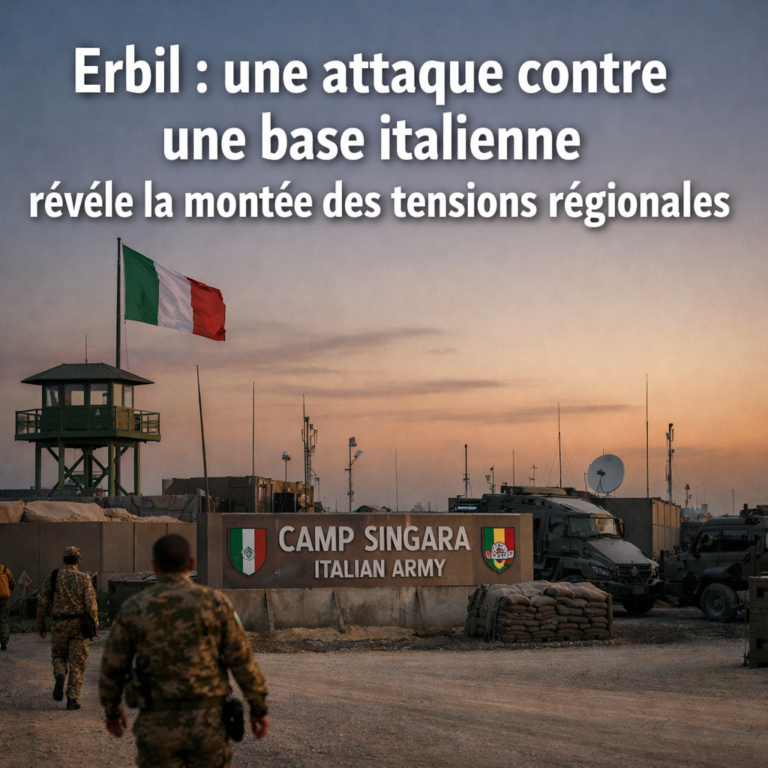 Erbil : une attaque contre une base italienne révèle la montée des tensions régionales