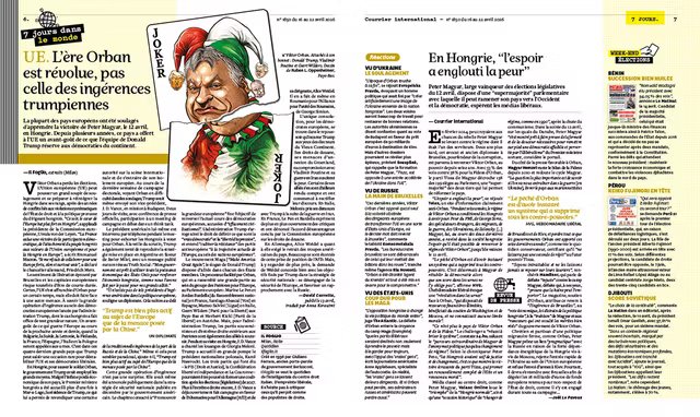 La défaite de Viktor Orban en Hongrie est largement commentée dans la presse internationale.