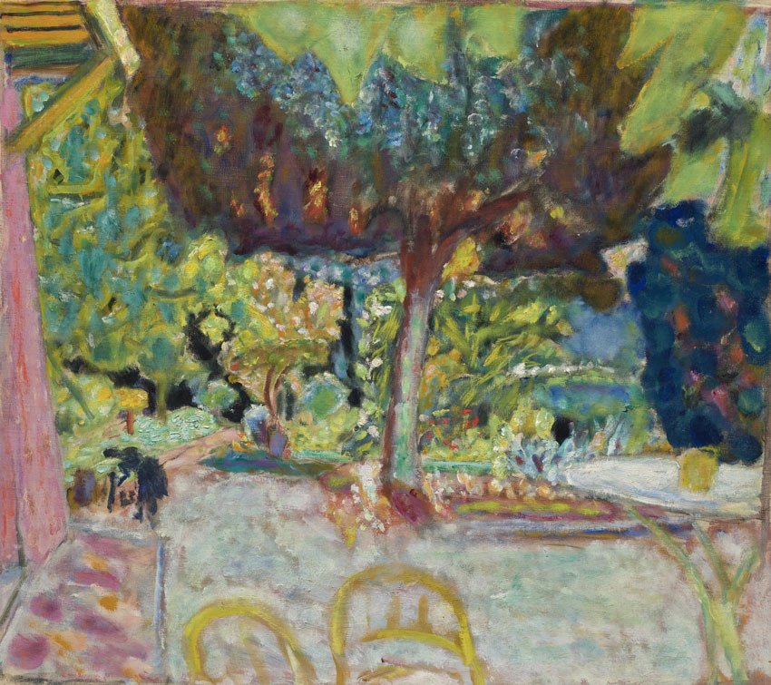 PIERRE BONNARD (1867-1947) Midi au jardin huile sur toile 54 x 60.7 cm. Peint en 1946Est. 400 000€-600 000€ © Christie’s Images Limited 2026