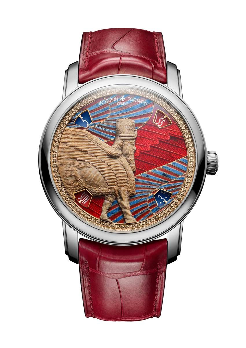 Montre Lamassu de Sargon II, collection « Métiers d’art - hommage aux grandes civilisations ». © Vacheron Constantin