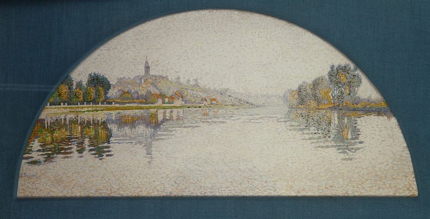 Paul Signac (1863-1935), La Seine à Herblay, 1889. © Collection Musée MHAP, Pontoise