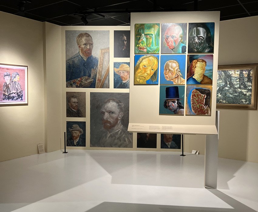 Vue de l'exposition « Van Gogh influenceur » à Auvers-sur-Oise. © Connaissance des Arts / Léana Da Silva