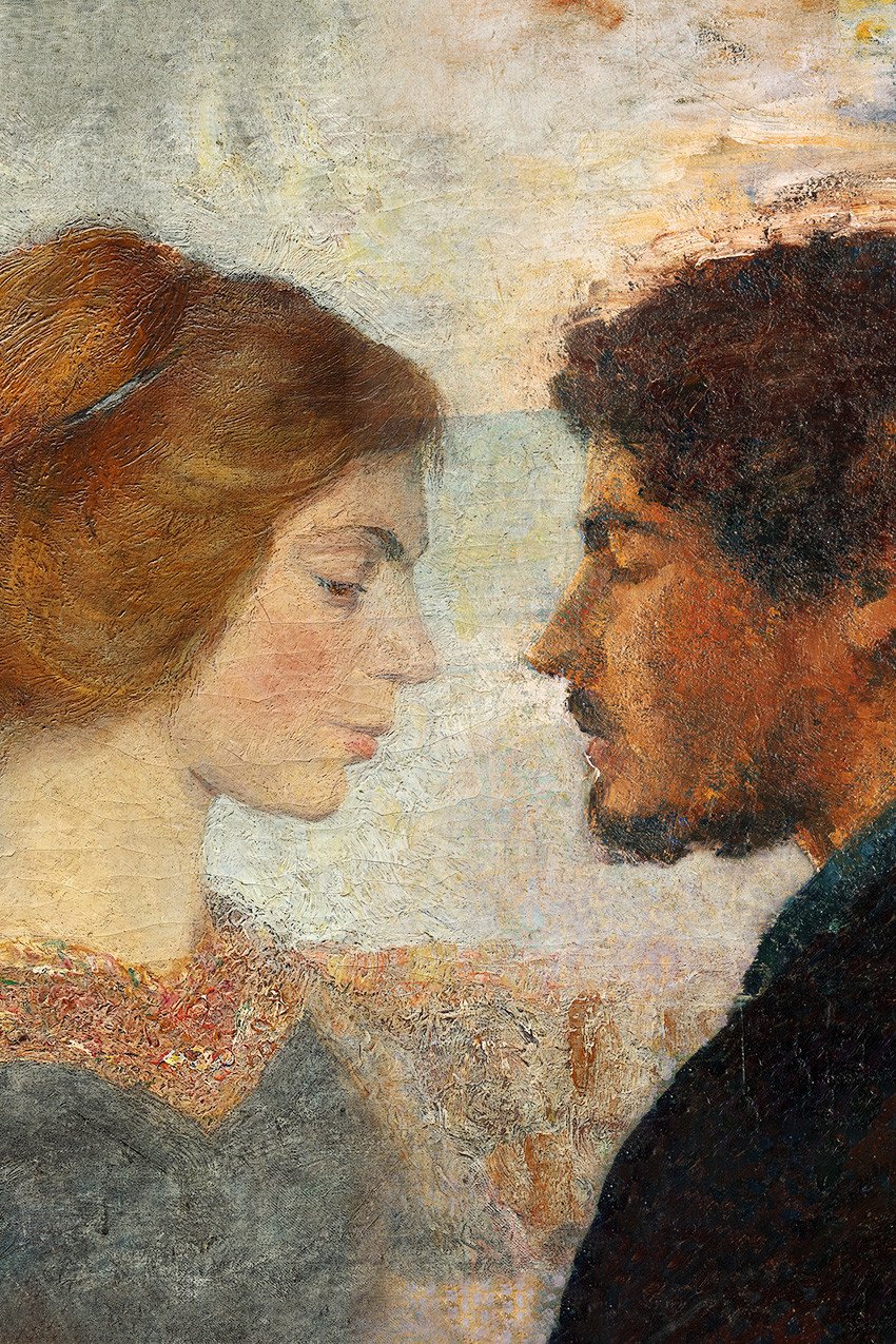 Otto van Rees, Adya de profil, fin 1905-1906, huile sur toile. Coll. part. © Adagp, Paris 2026