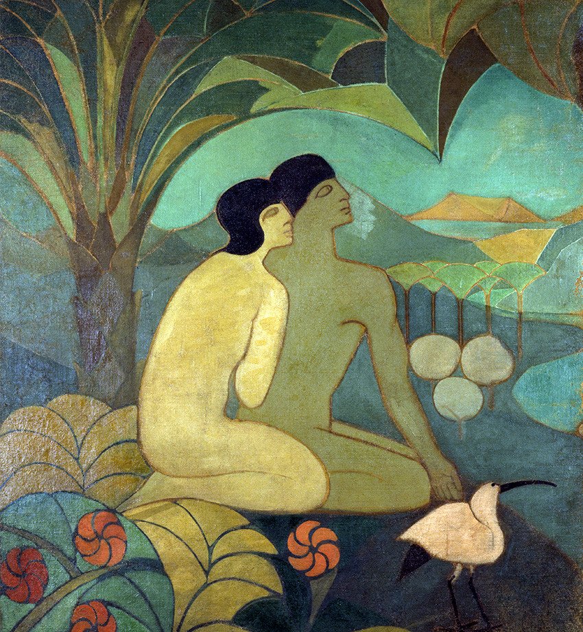 Otto van Rees, Adam et Eve, fin 1909/1910, huile sur toile, collection particulière © Adagp, Paris, 2026