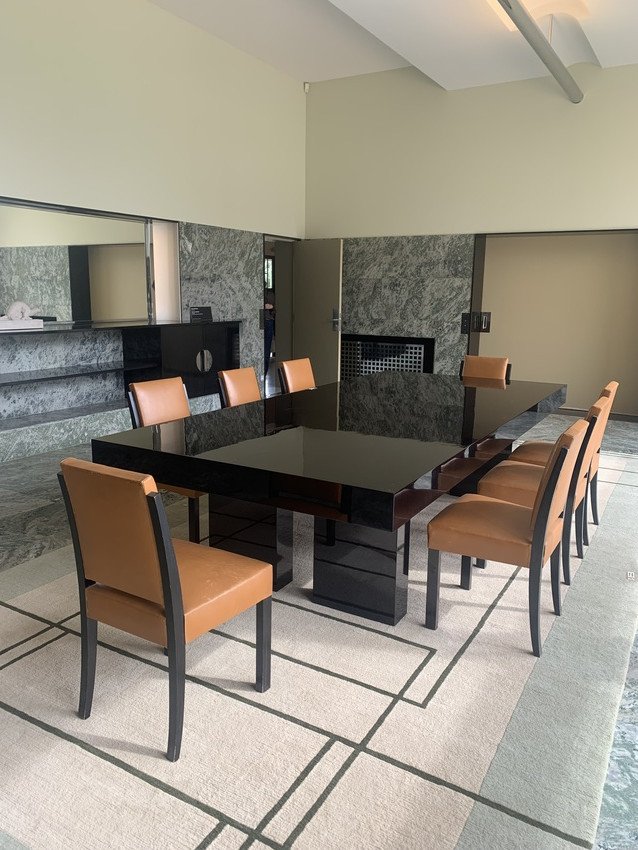 Salle à manger de la villa Cavrois (1932) de Robert Mallet-Stevens ©Connaissance des Arts/Guy Boyer. 