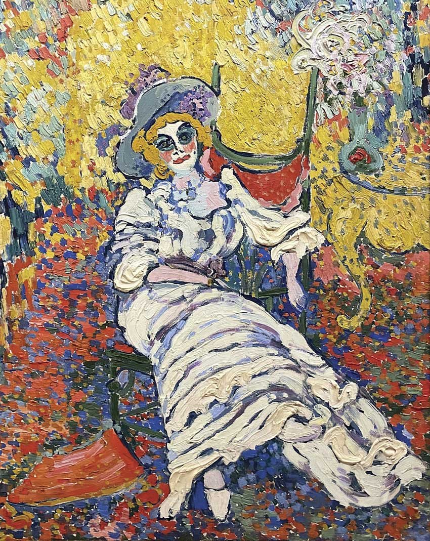 MAURICE DE VLAMINCK (1876-1958)La Femme au chapeau, 1906, huile sur toile, 81 x 65.2 cm. © Christies Images Limited 2026. Estimé : 5 000 000 000€ - 7 000 000 000€ Evening Sale : 15 avril 