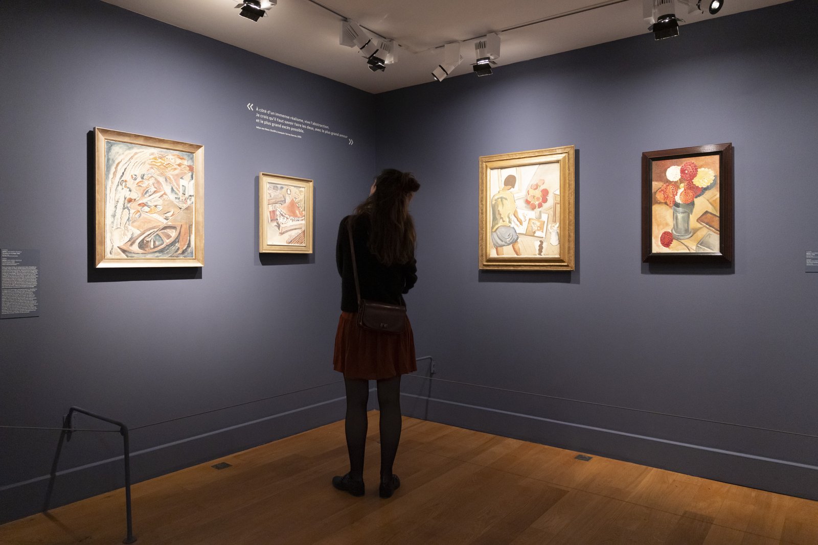 Vue de l'exposition " Adya & Ottovan Rees. Au coeur des avant-gardes" (c) Julien KNAUB / Musée de Montmartre.