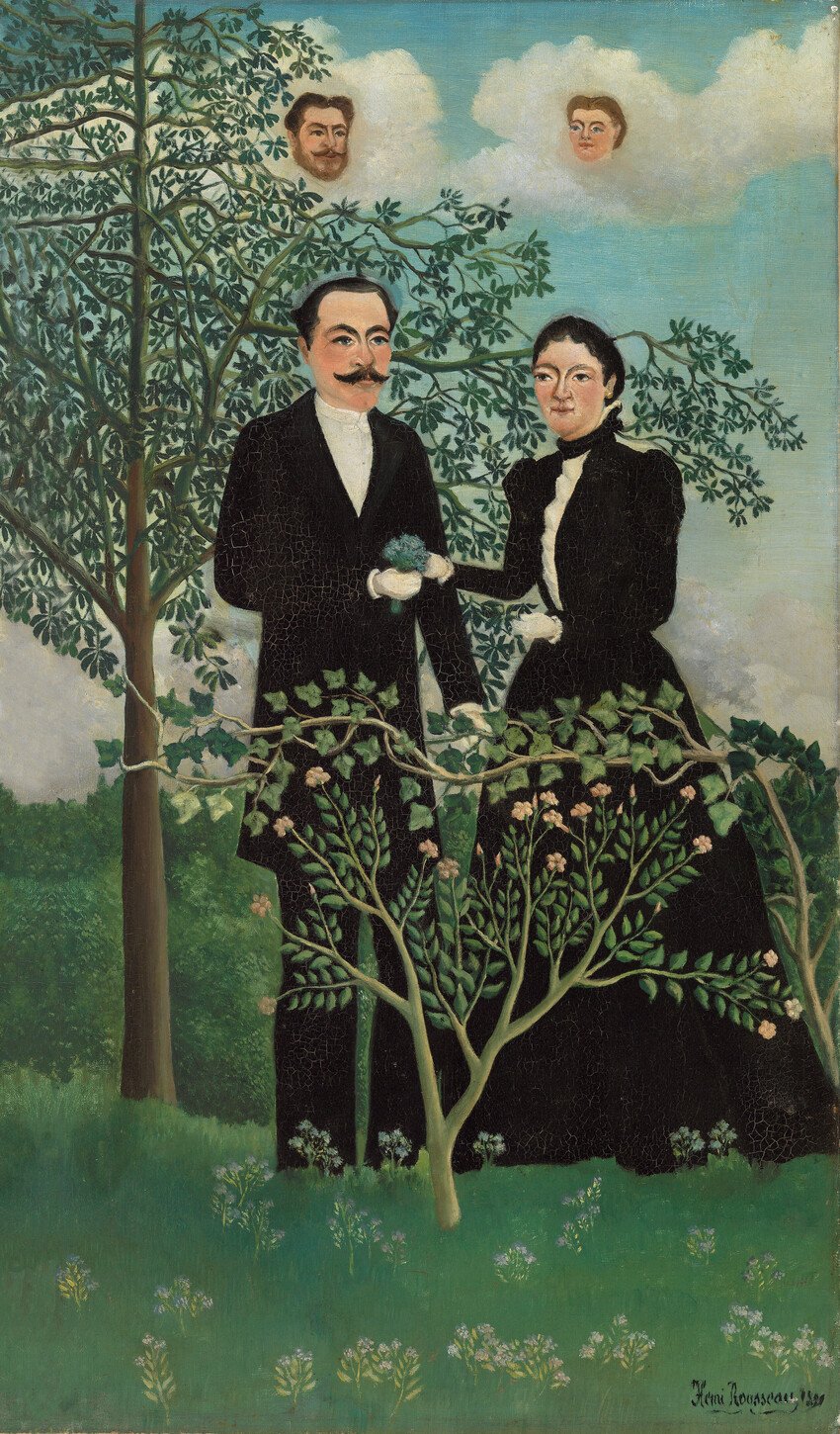Henri Rousseau, Le passé et le présent, ou Pensée philosophique, 1899, huile sur toile,The Barnes Foundation, BF582. © The Barnes Foundation