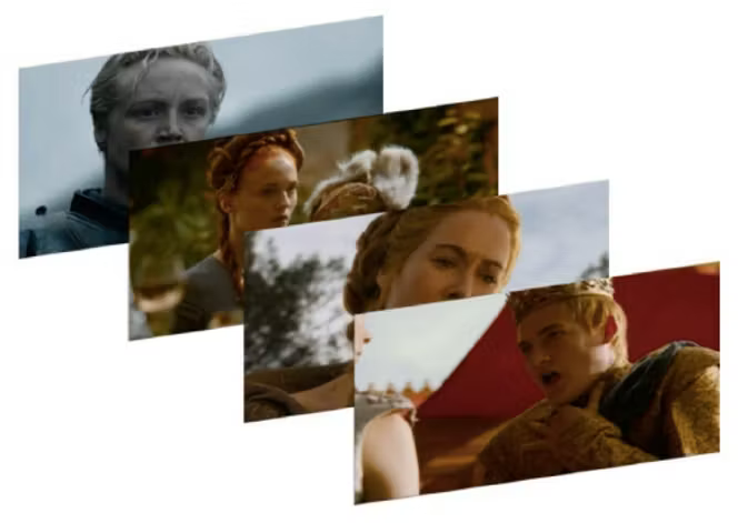 Images de la série Game of Thrones.