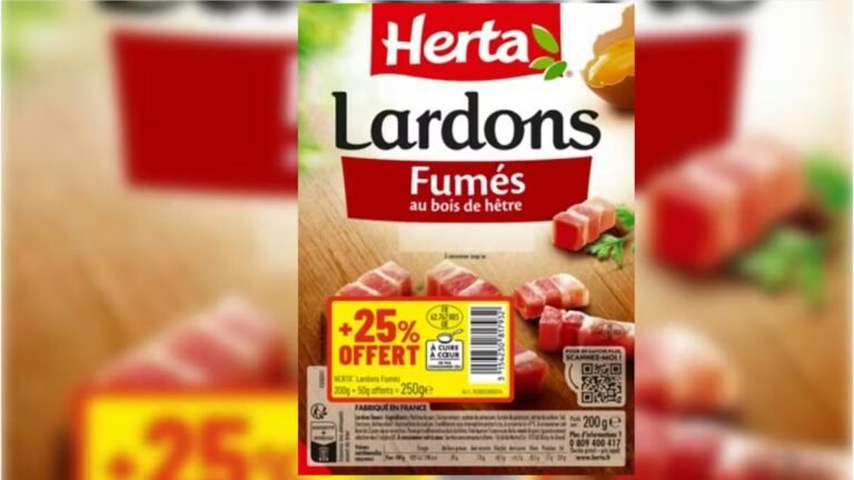 Ces lardons contaminés ne doivent plus être consommés