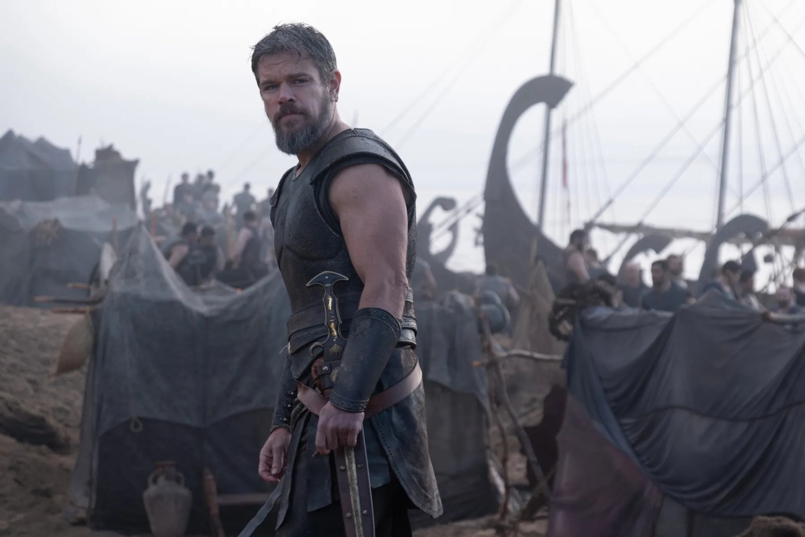Matt Damon en Ulysse dans L'Odyssée de Christopher Nolan