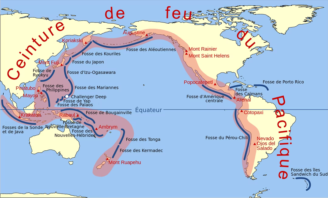 ceinture de feu du pacifique