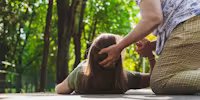 femme tombee accident avc malaise