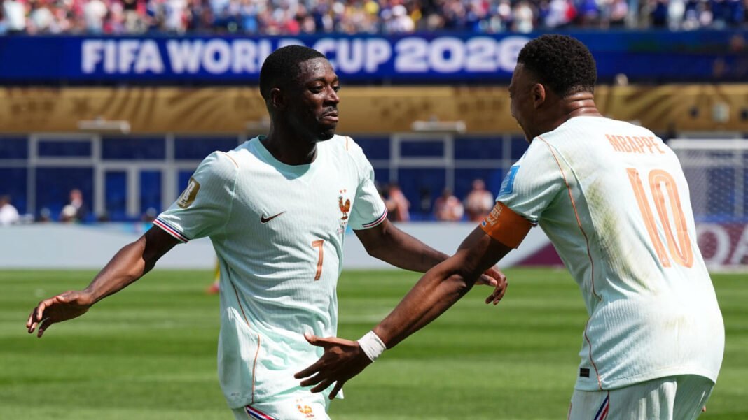 Mondial 2026: avec un triplé de Dembélé, la France surclasse une équipe de Norvège remaniée