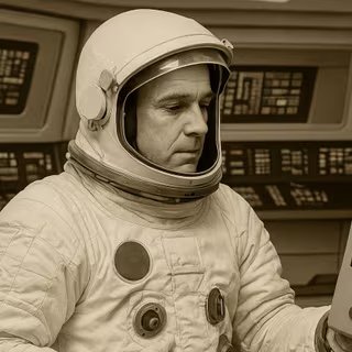 Des astronautes utilisent déjà certaines technologies tout droit sorties de la série Star Trek. Illustration générée à l'aide d'une IA. © XD avec ChatGPT