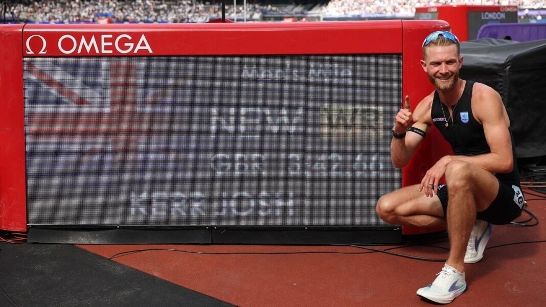Athlétisme: le Britannique Josh Kerr bat le record du monde du mile que détenait le Marocain Hicham El Guerrouj depuis 27 ans