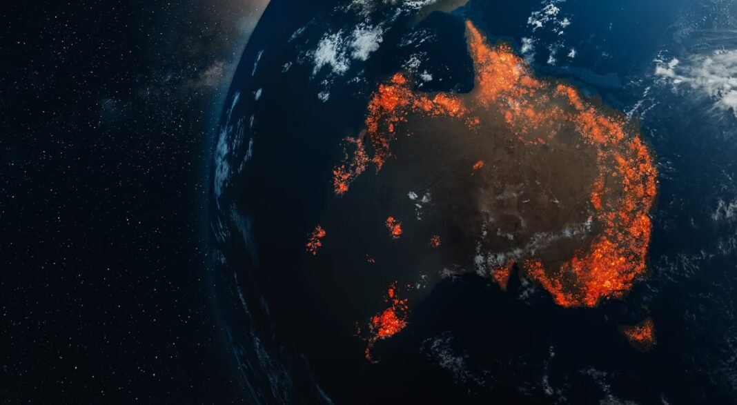 L’image qui a stupéfié le monde : derrière ce paysage irréel, 24 millions d’hectares sont partis en fumée