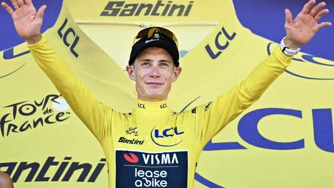 Tour de France: Vingegaard premier maillot jaune après le succès de Visma dans le chrono Tour de France: Vingegaard premier maillot jaune après le succès de Visma dans le chrono