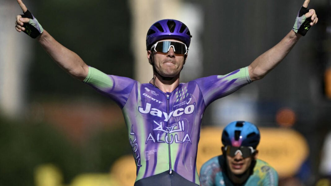 Tour de France: le Suisse Mauro Schmid remporte la 13e étape à Belfort Tour de France: le Suisse Mauro Schmid remporte la 13e étape à Belfort
