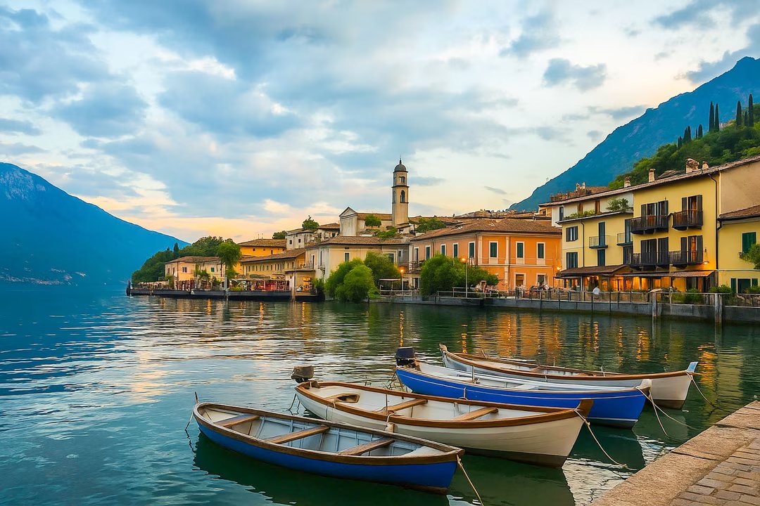 Limone sul Garda : ce village suspendu cache le secret de ses célèbres citrons 1 barque
