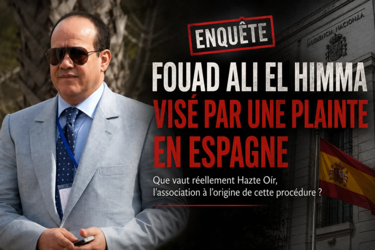 FOUAD ALI EL HIMMA VISÉ EN ESPAGNE : CE QUE RÉVÈLE LE PASSÉ JUDICIAIRE DE HAZTE OÍR, L’ASSOCIATION À L’ORIGINE DE LA PLAINTE