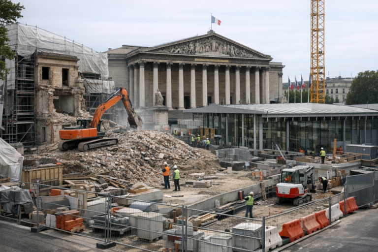 53 millions pour démolir: le chantier de l’Assemblée nationale au cœur d’une controverse politique