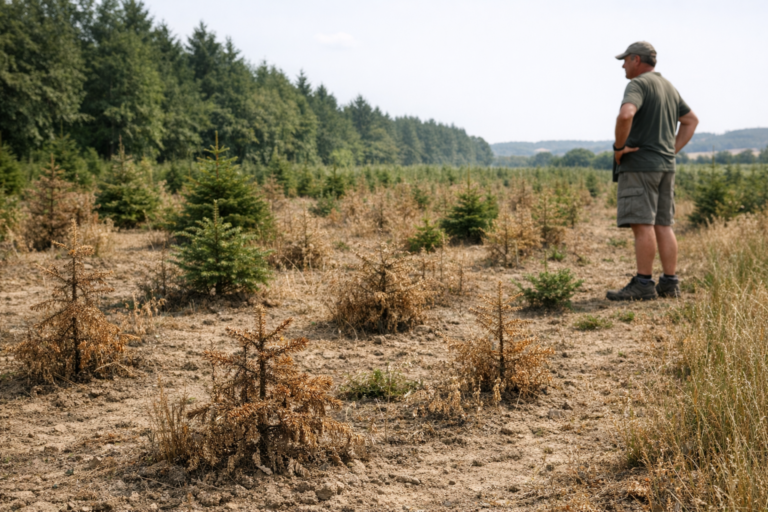 Sécheresse et sapins de Noël : les producteurs face à une récolte compromise