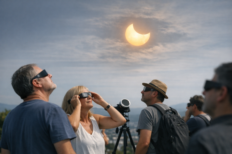 Éclipse partielle du 12 août : comment observer en toute sécurité