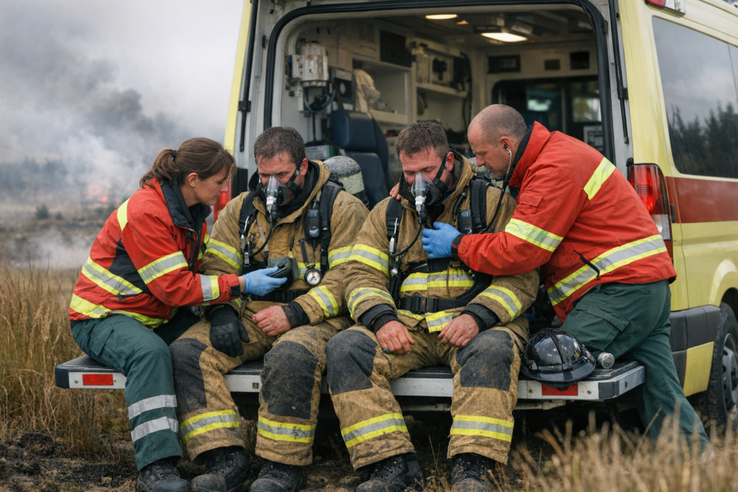 Deux pompiers intoxiqués au monoxyde de carbone lors de l'intervention aux Hautes-Fagnes