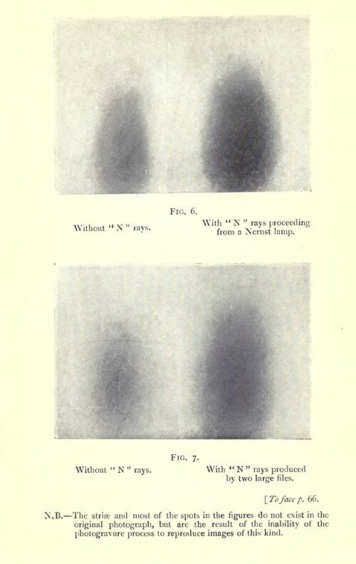 L’affaire des rayons N : l’une des plus grandes bavures scientifiques de l’histoire 3 photogravures Rayons N