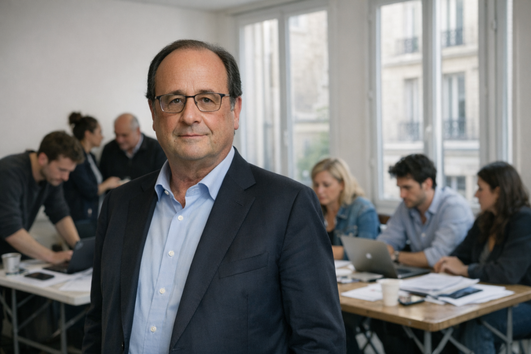 François Hollande installe son nouveau QG à Paris, en préparation de 2027 François Hollande installe son nouveau QG à Paris, en préparation de 2027