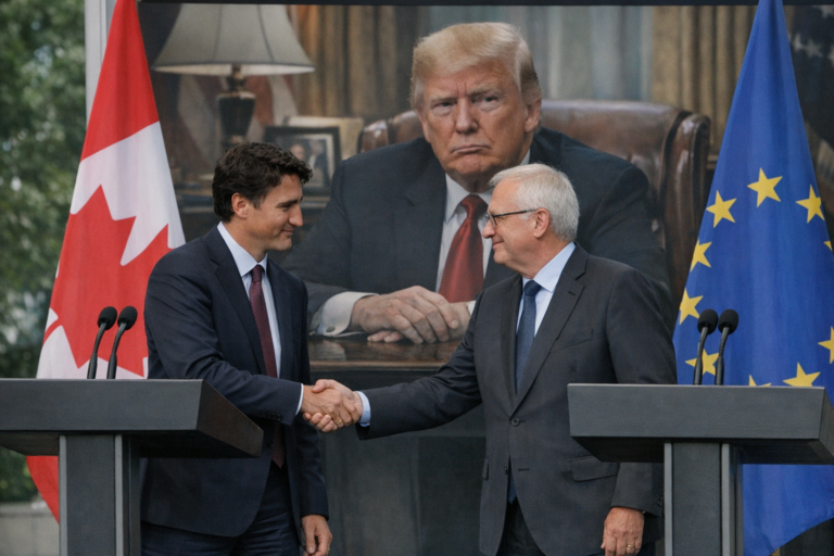 Ottawa et Bruxelles dessinent une «alliance pour le futur», Washington s'irrite