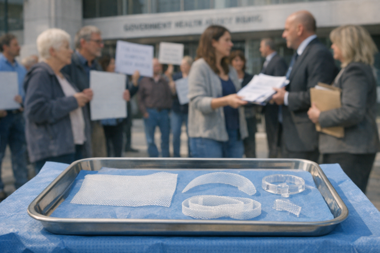 Après le décès d’Arnaud Denis, la mobilisation des victimes d’implants en polypropylène