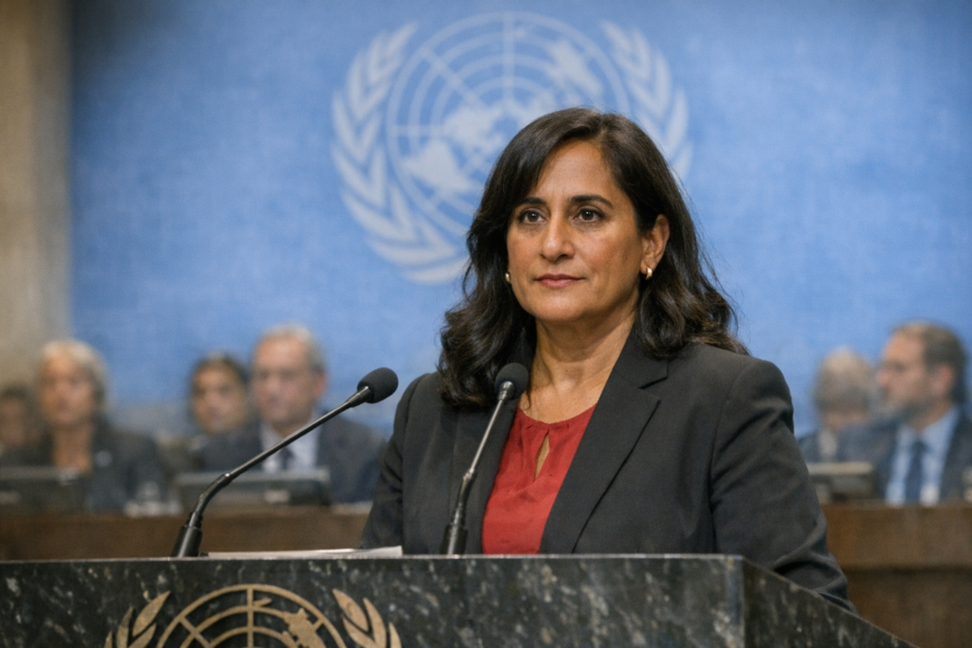 Anita Anand à l'ONU : « Nous faisons face à une rupture, pas à une transition » Anita Anand à l'ONU : « Nous faisons face à une rupture, pas à une transition »