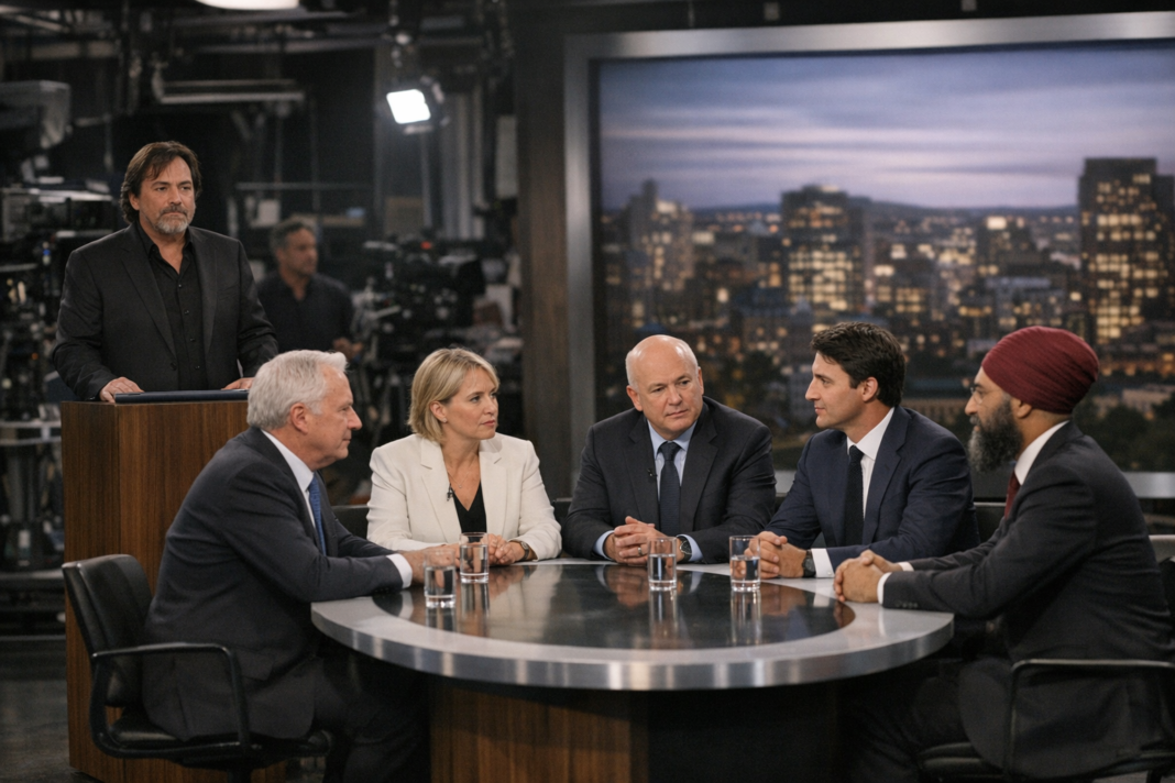 Cinq chefs chez Guy A. Lepage : ingérence étrangère et éclats de rire en direct Cinq chefs chez Guy A. Lepage : ingérence étrangère et éclats de rire en direct
