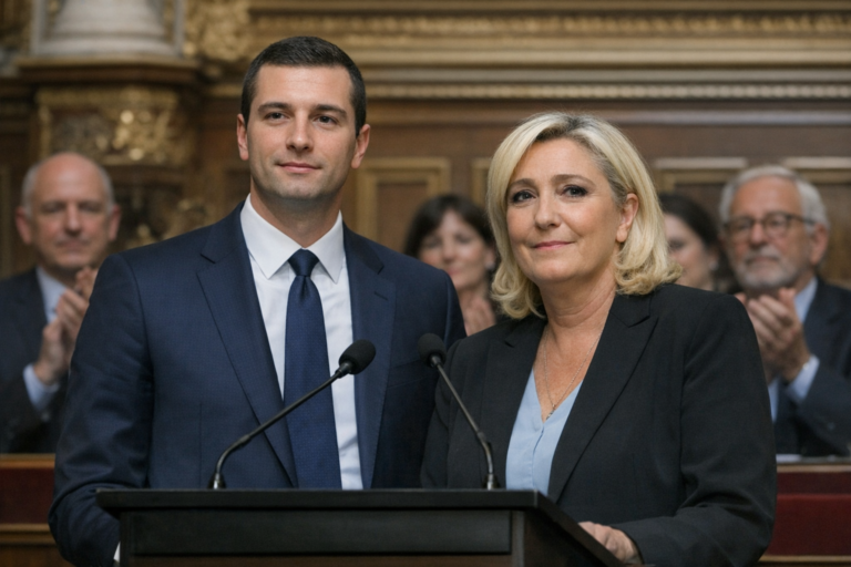 Le RN obtient un groupe au Sénat et vise 2027