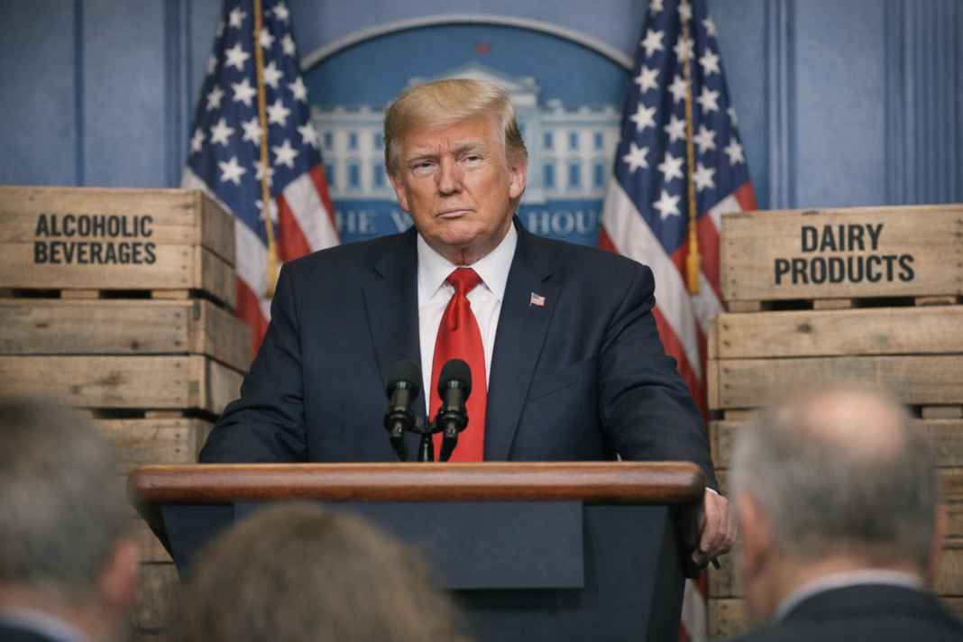 Les interdictions d'importation de Trump ciblant le Canada entrent en vigueur
