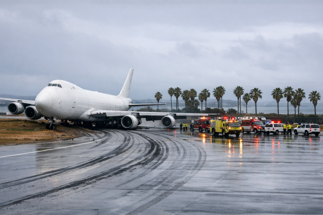 Un avion d'Amazon quitte la piste à Miami : cinq blessés, trois dans un état critique Un avion d'Amazon quitte la piste à Miami : cinq blessés, trois dans un état critique
