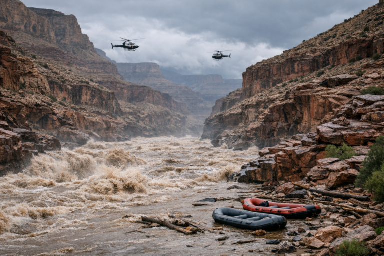 Crue éclair dans le Grand Canyon : au moins un mort et une quinzaine de disparus