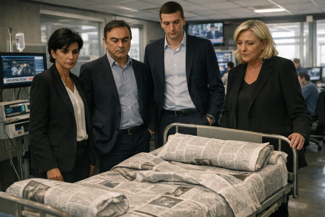 Coco en une image : Dati, Ghosn, Bardella et Le Pen au chevet de l'actualité