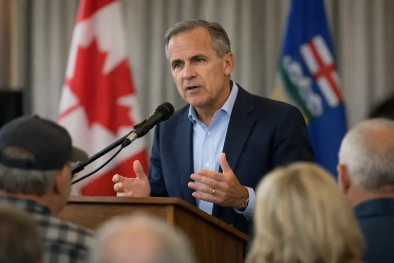 Mark Carney relance son appel aux Albertains à voter pour le maintien dans le Canada