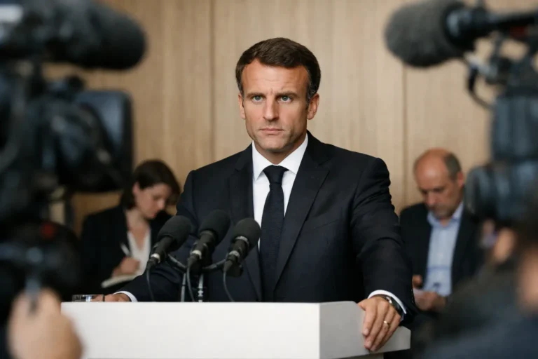 Macron assure sa fermeté après les violences du 17 octobre