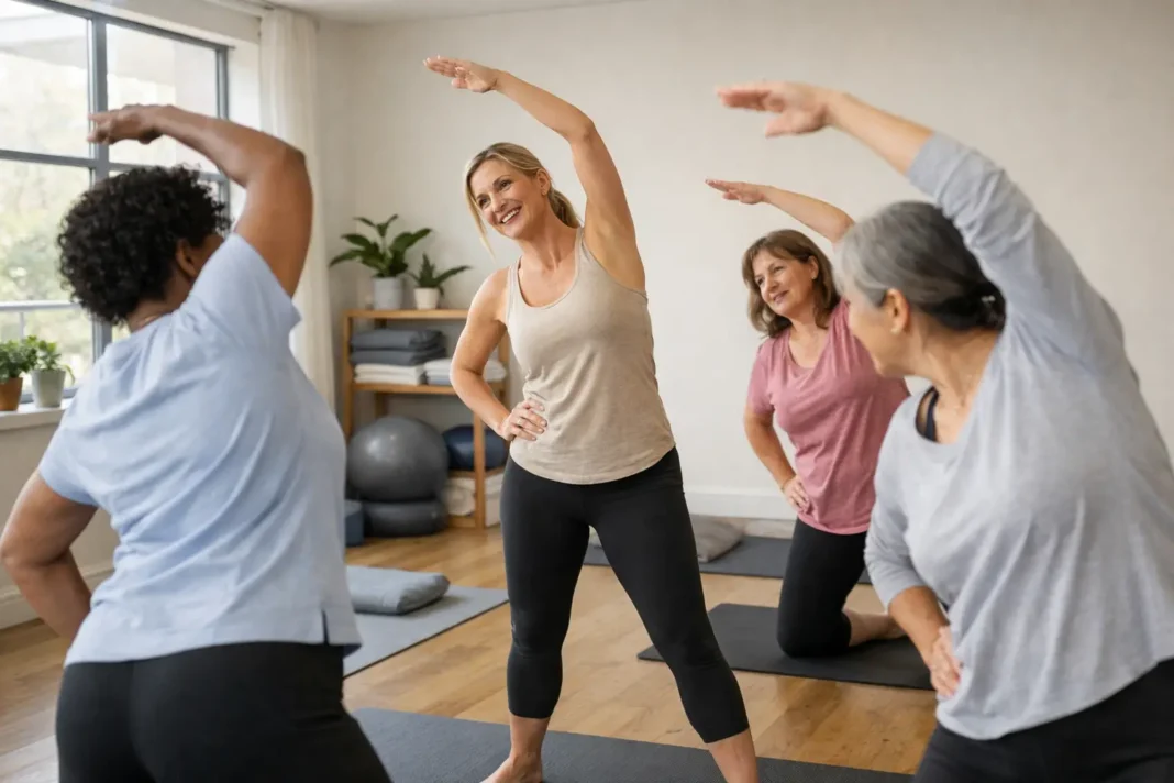 Ménopause : l’activité physique, un soutien reconnu pour le moral Ménopause : l’activité physique, un soutien reconnu pour le moral