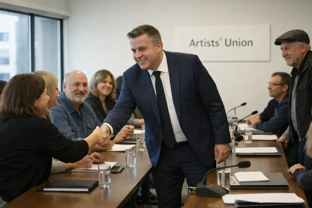 Pascal Bérubé place les artistes au cœur de son entrée en fonction