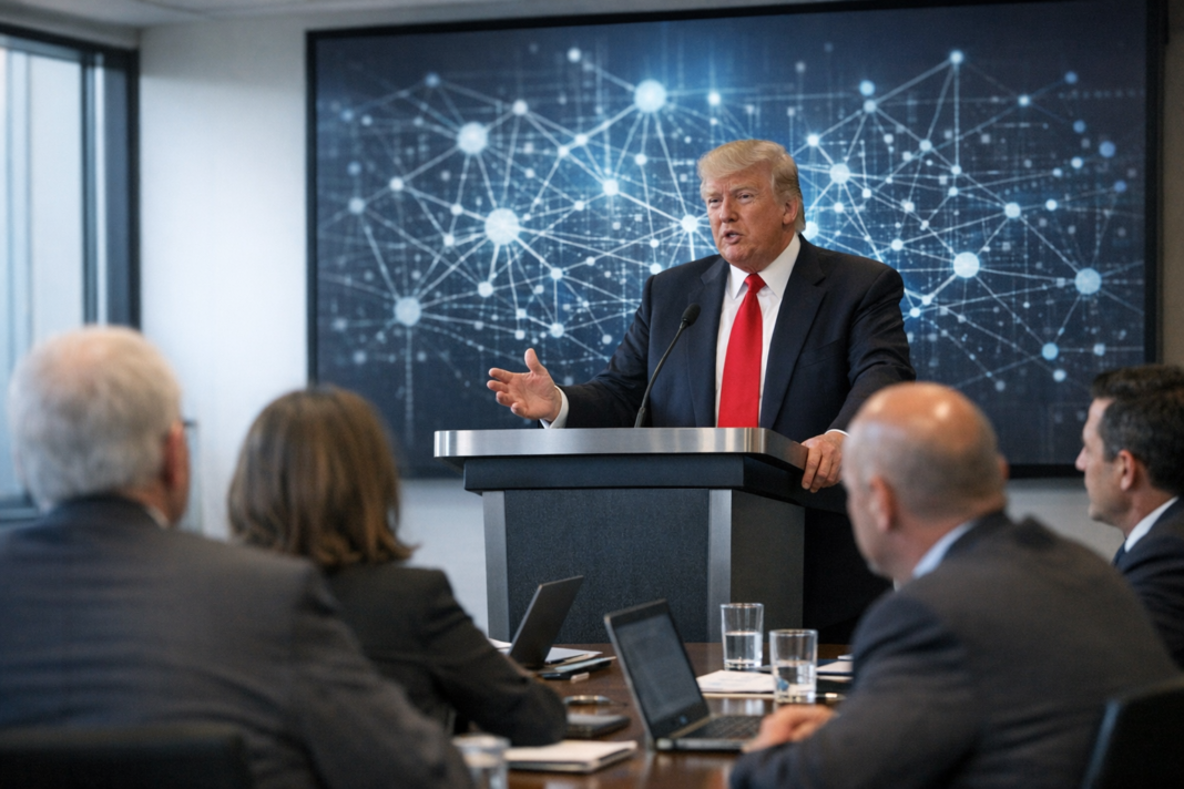 Trump orchestre l'auto-régulation des géants de l'IA, mais sans contrainte juridique