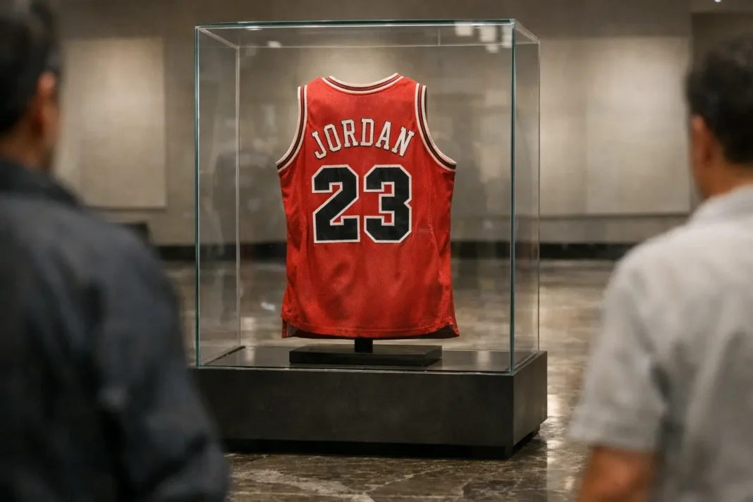 Un maillot de Michael Jordan vendu 12,26 millions de dollars, nouveau sommet pour un souvenir sportif Un maillot de Michael Jordan vendu 12,26 millions de dollars, nouveau sommet pour un souvenir sportif