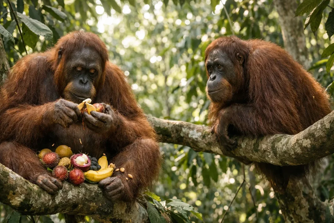 Apprendre à manger dans la jungle : les enseignements d'une étude sur les orangs-outans de Sumatra